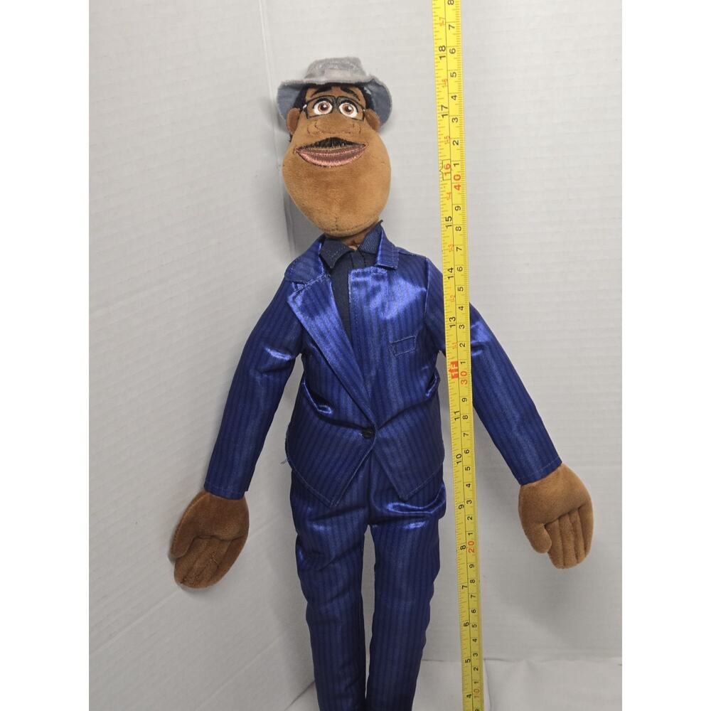Disney Pixar Soul Joe Gardiner 18' Plush No Talking Blue Suit Retired Discontinu - Picture 2 of 3